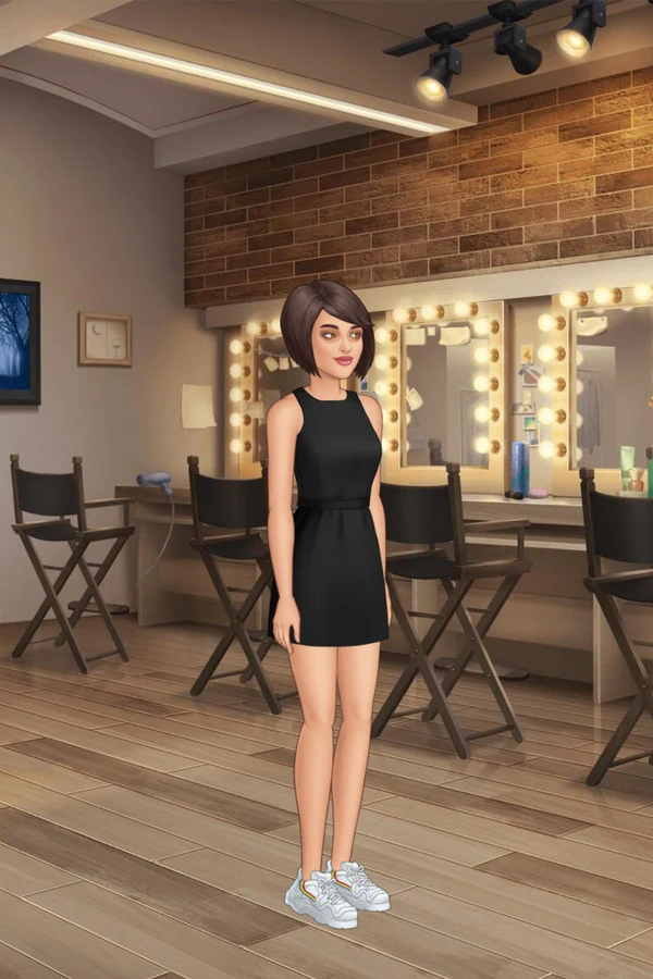 Rose standing in the backstage dressing room in 30 Days Stranded.