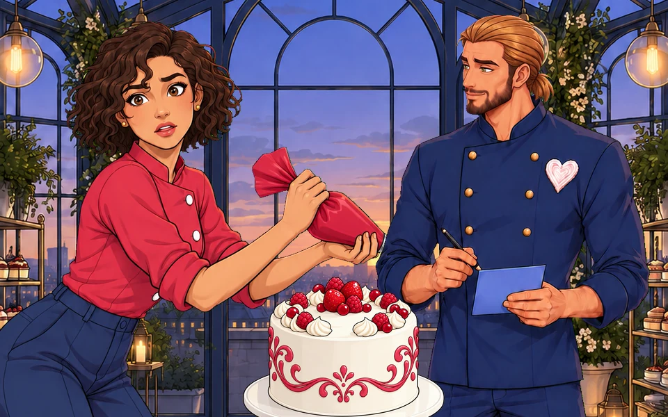 Mara and Ellis in Sweet Misjudgment.